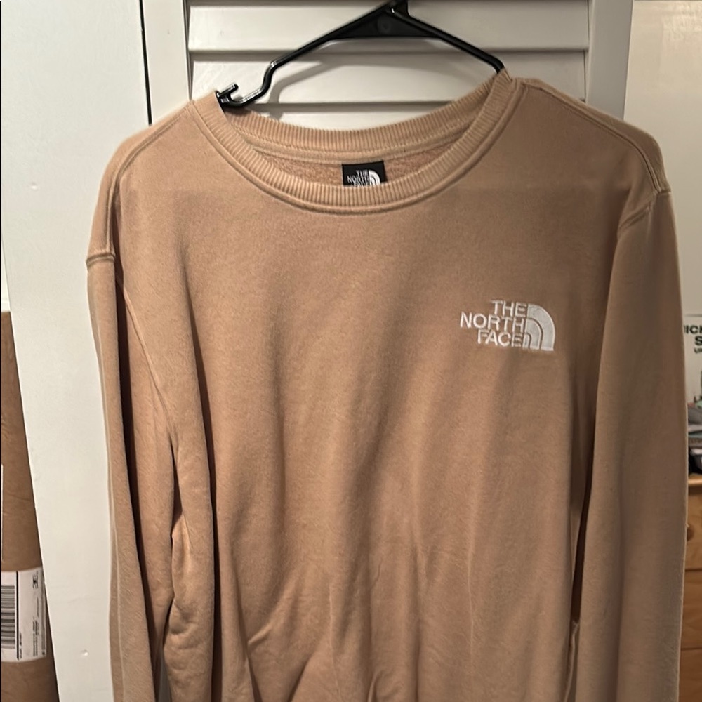 The North Face Tan Crewneck Sweater